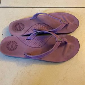 UGG Kayla Leather Flip Flop Size 6